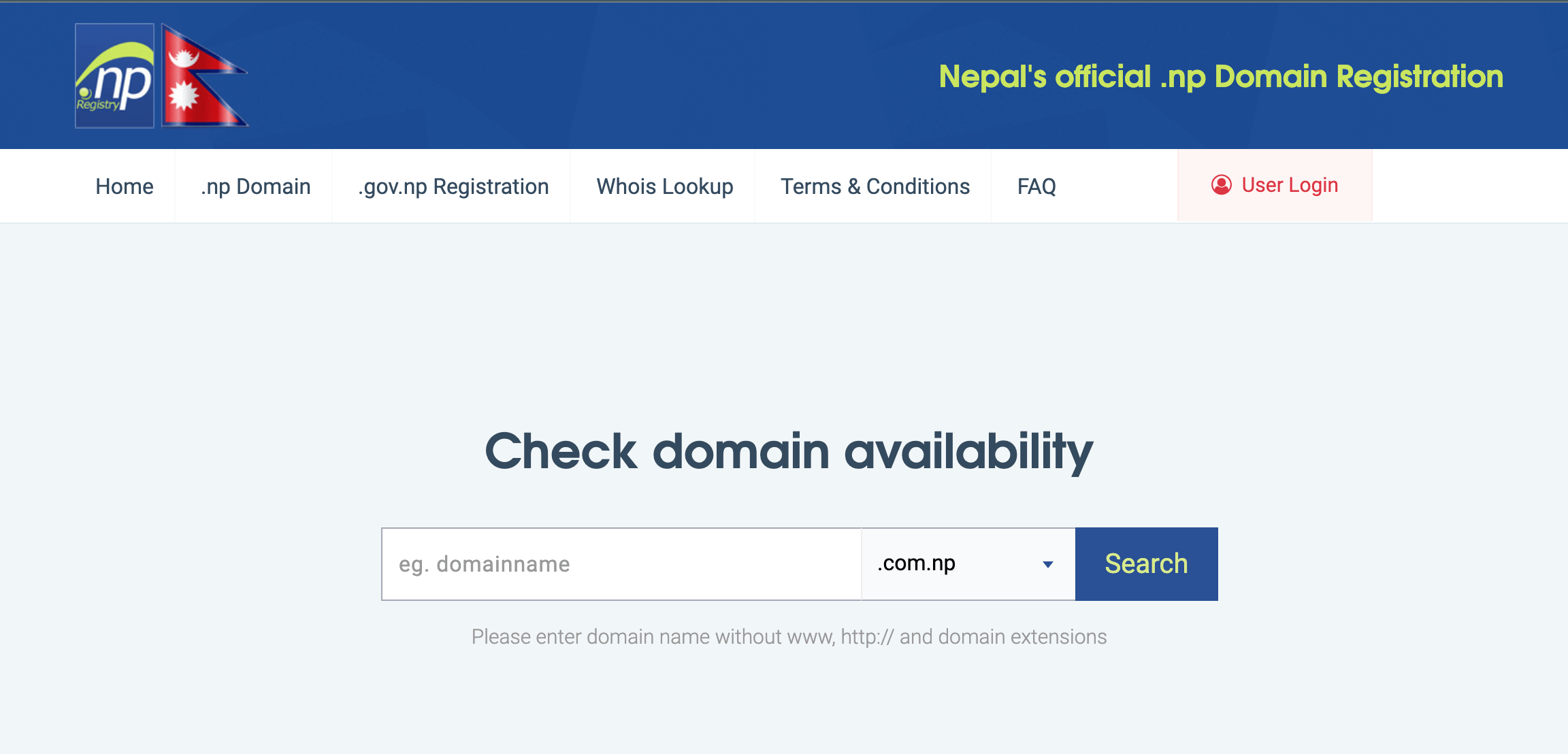 .np domain registration how to
